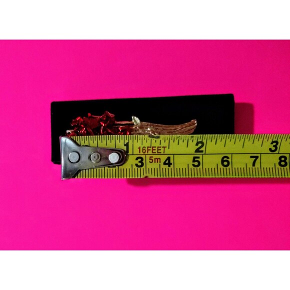 Bouquet Flower Brooch Pin Gold Tone Rose Crystal Gift Boxed Especially For You 1 - Picture 6 of 10